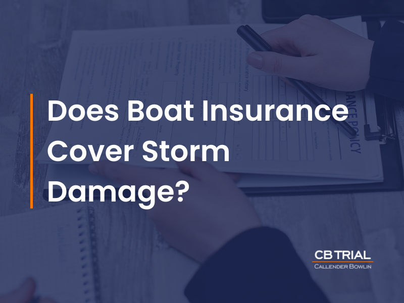 does boat insurance cover storm damage