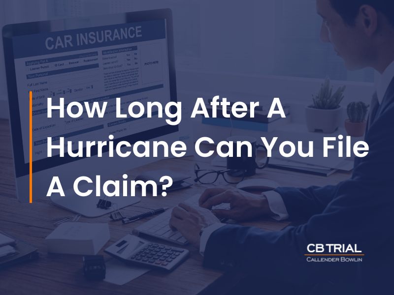 how long after a hurricane can you file a claim
