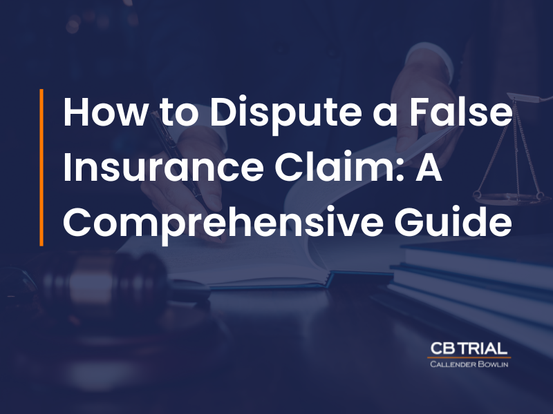 how to dispute a false insurance claim
