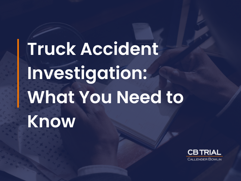 truck accident investigation