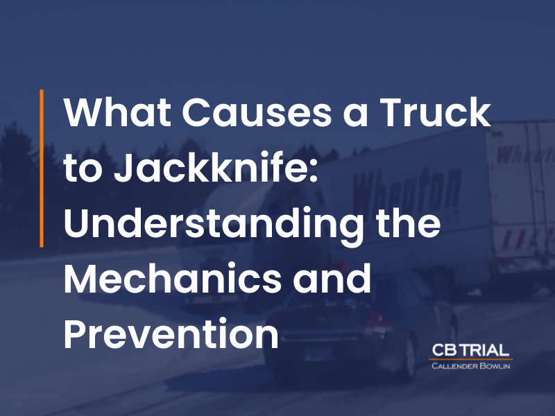 what causes a truck to jackknife