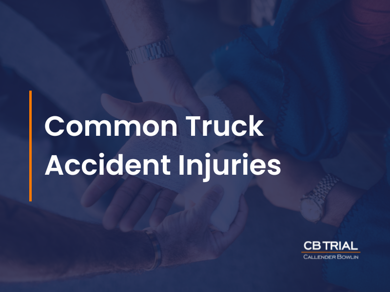 5 Most Common Truck Accident Injuries